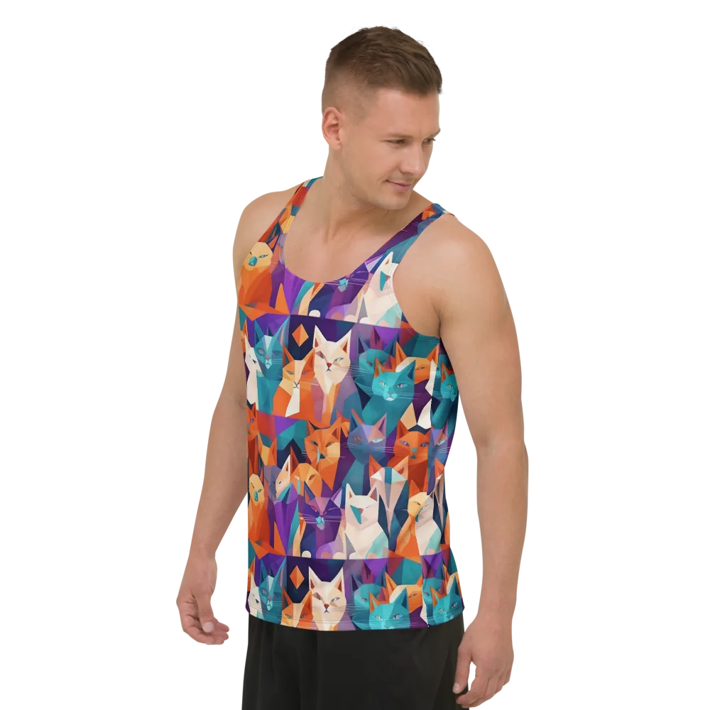 Prismatic Prowl on Men's Tank Top — Left Front