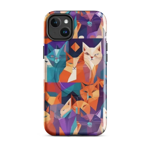 Prismatic Prowl on a MagSafe Tough Case for iPhone®