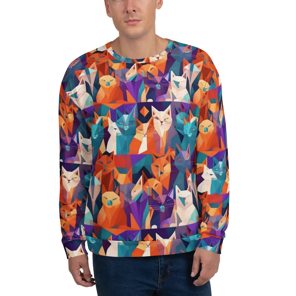 Prismatic Prowl on Sweatshirt — Front