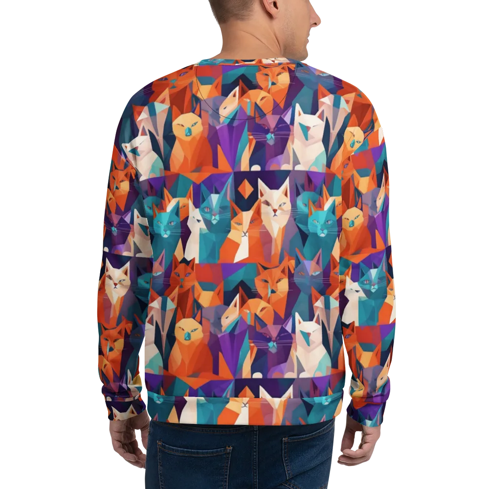 Prismatic Prowl on Sweatshirt — Back