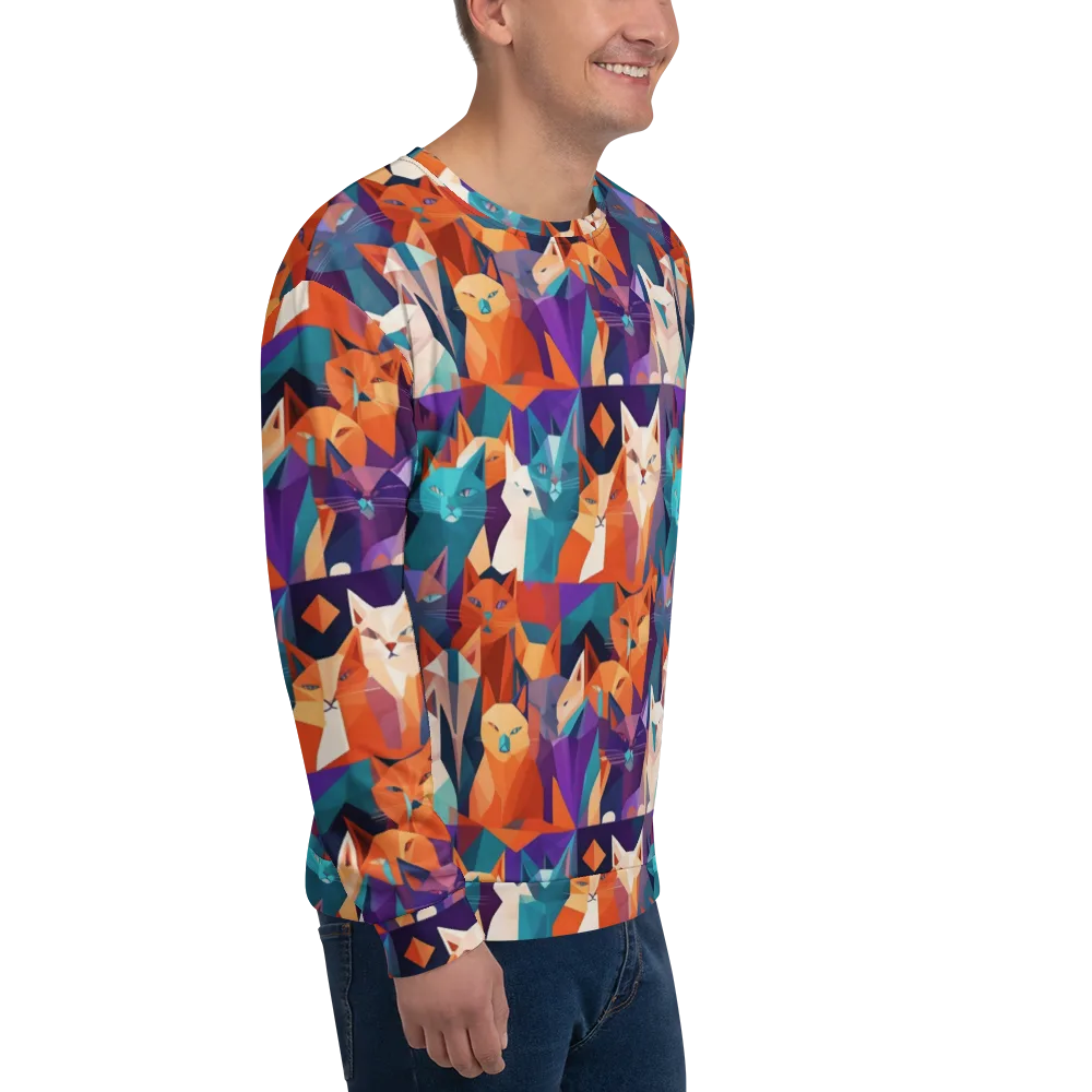 Prismatic Prowl on Sweatshirt — Right Front