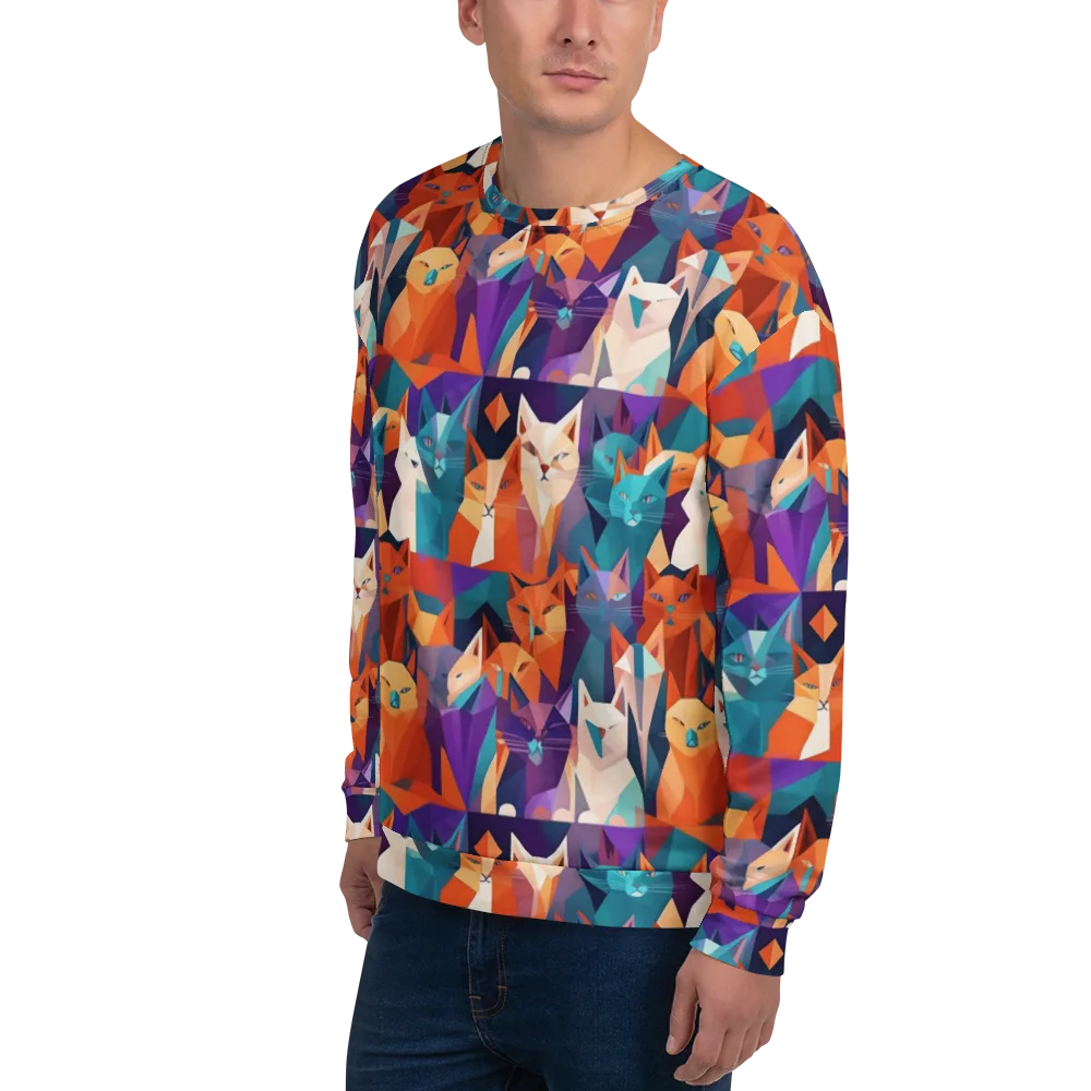 Prismatic Prowl on Sweatshirt — Left Front