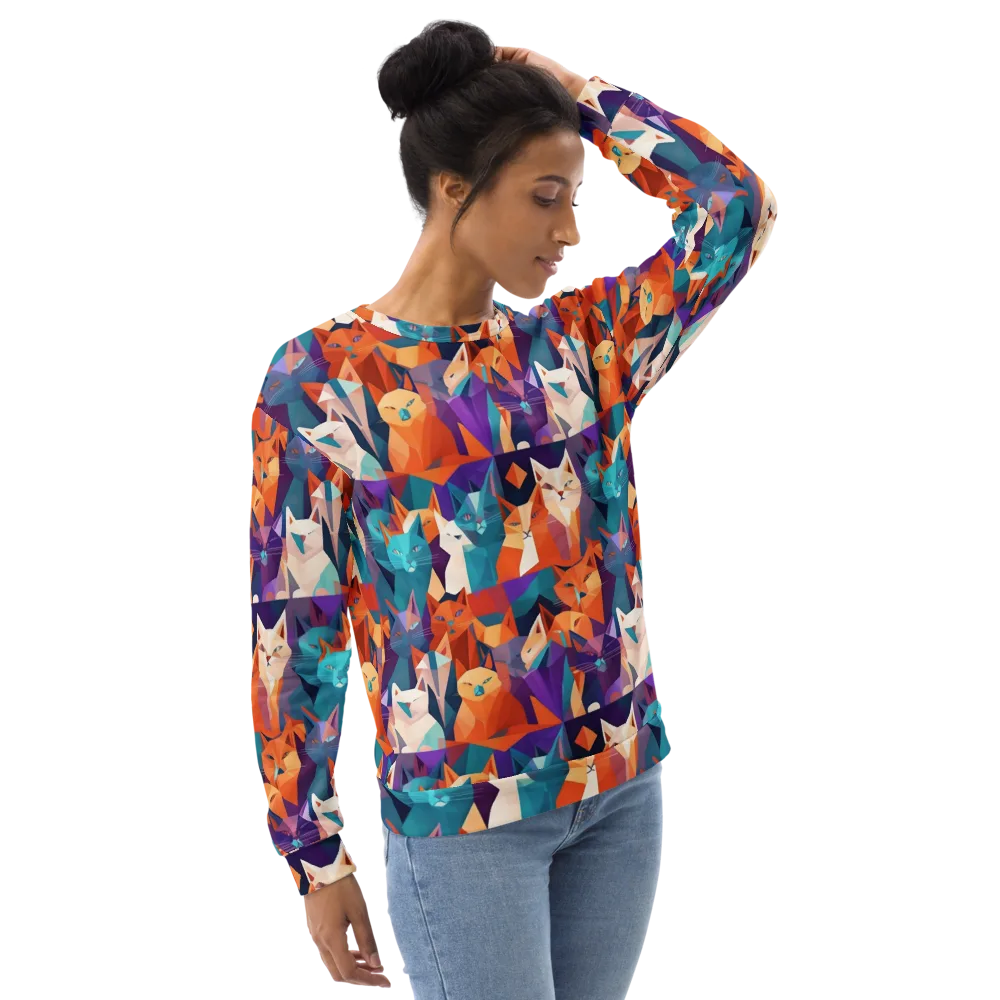 Prismatic Prowl on Sweatshirt — Right Front