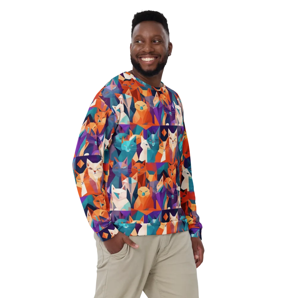 Prismatic Prowl on Sweatshirt — Front