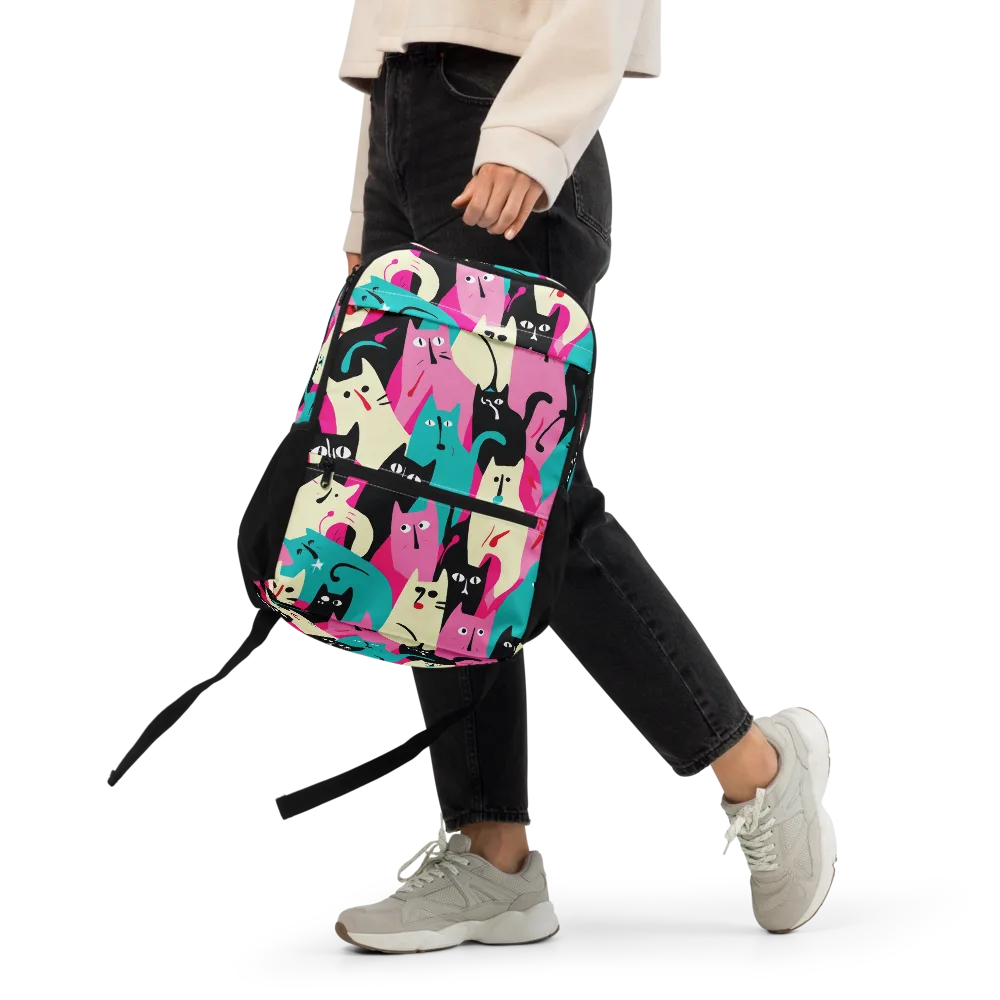 Electric Alley Cats on Utility Backpack — Front
