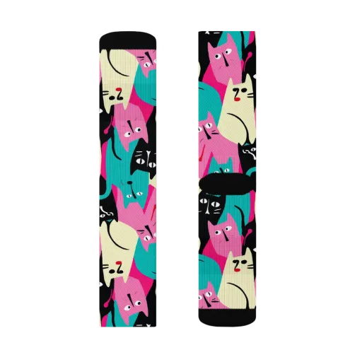 Electric Alley Cats on a Socks