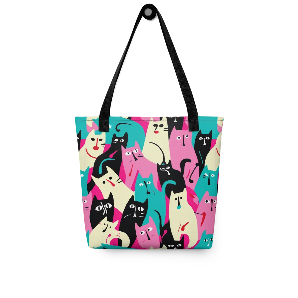 Electric Alley Cats on Tote Bag — Front