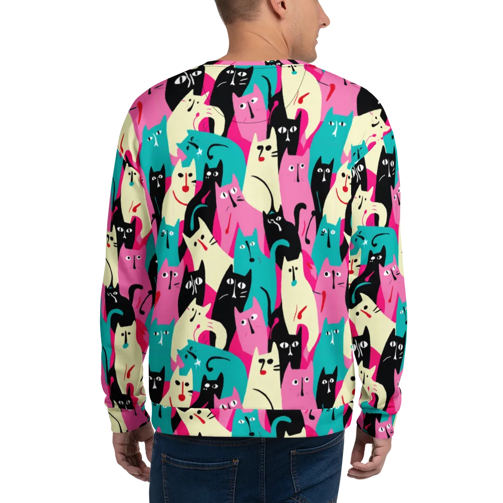 Electric Alley Cats on Sweatshirt — Back