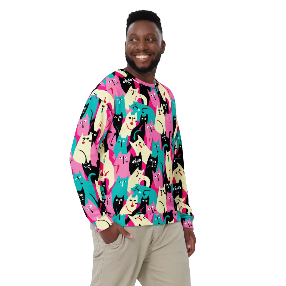Electric Alley Cats on Sweatshirt — Front