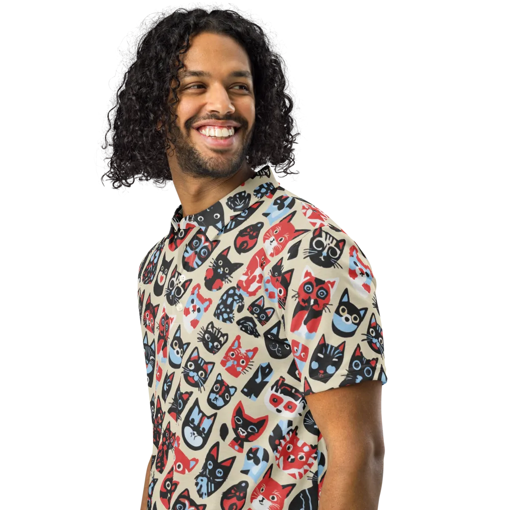 Velvet Alley on Men's Slim Fit Polo Shirt — Left Front