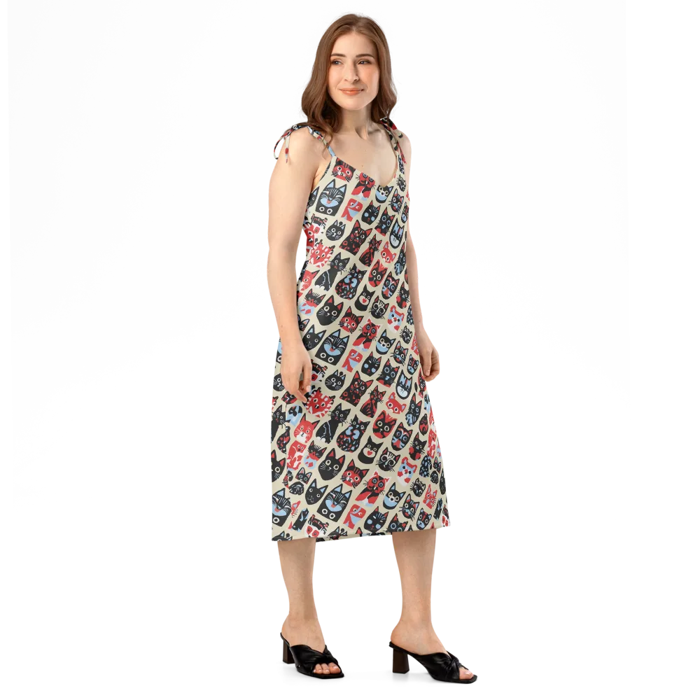 Velvet Alley on Slip Dress — Right Front