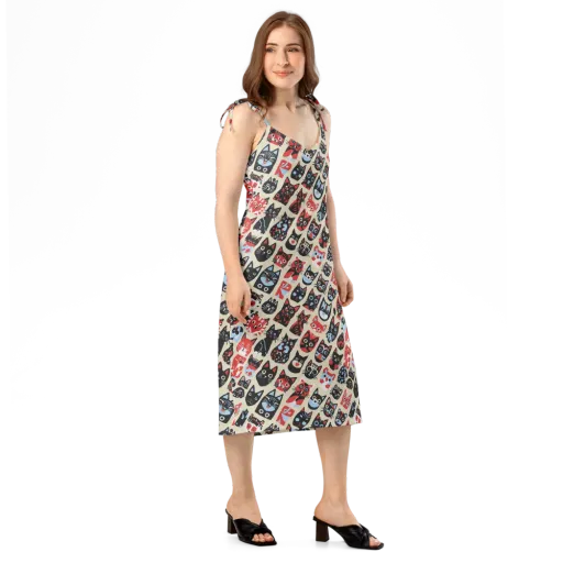 Velvet Alley on a Slip Dress