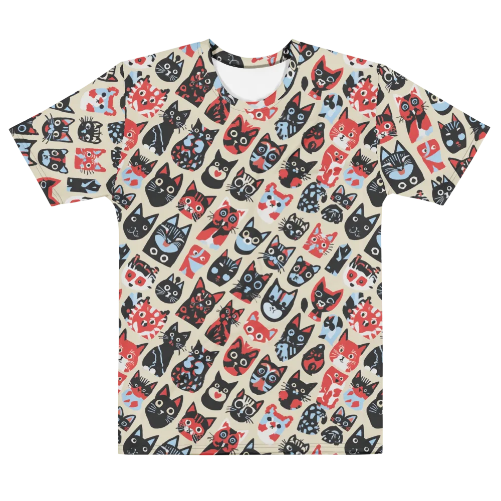 Velvet Alley on Men's Cotton Crew Neck T-Shirt — Front
