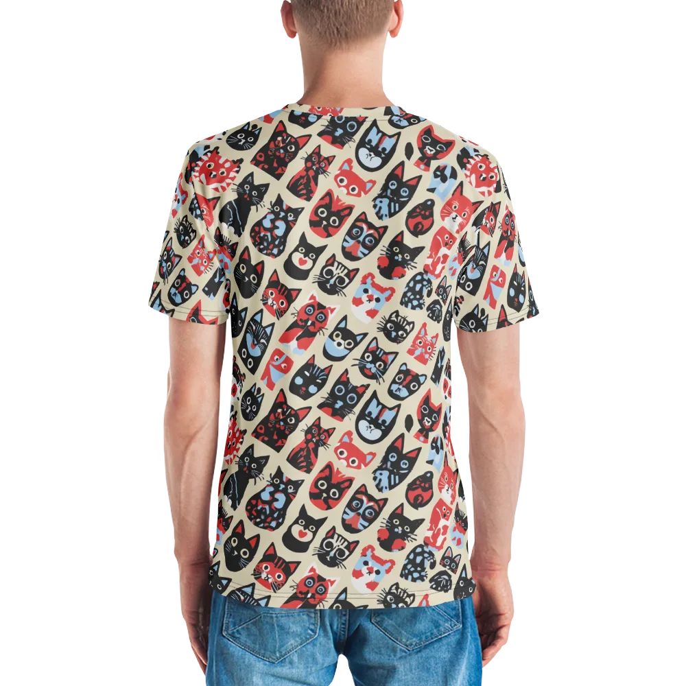 Velvet Alley on Men's Crew Neck T-Shirt — Back
