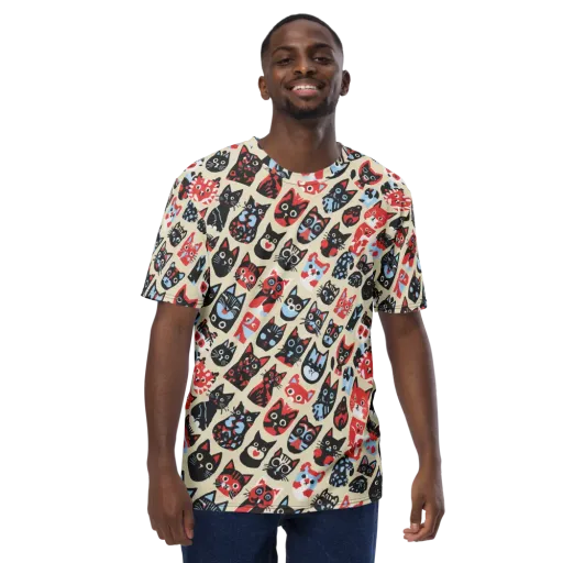 Velvet Alley on a Men's Crew Neck T-Shirt