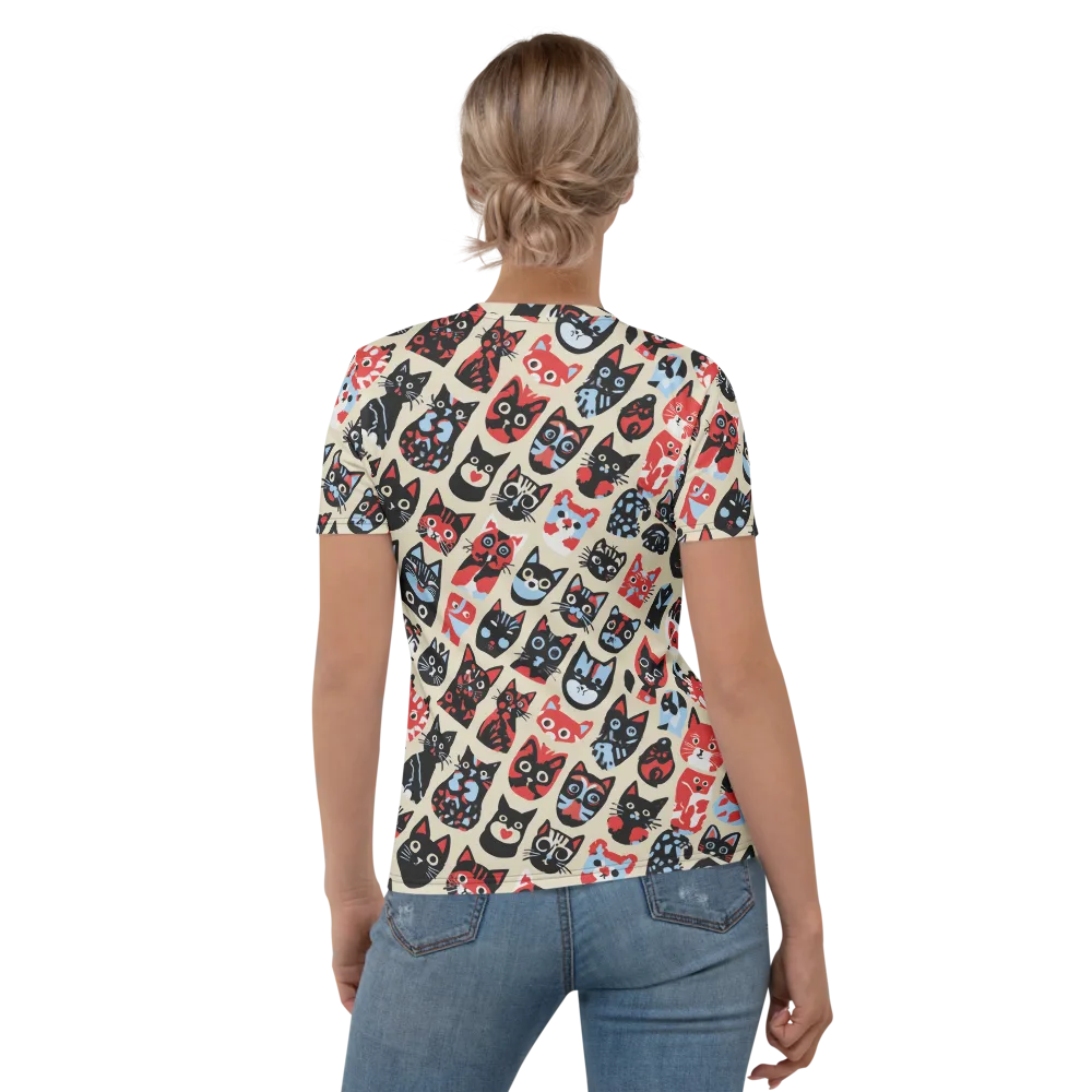Velvet Alley on Women's Crew Neck T-Shirt — Back