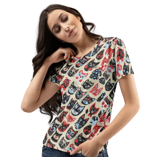Velvet Alley on a Women's Crew Neck T-Shirt