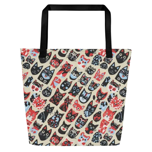Velvet Alley on a Large Tote Bag W/ Pocket