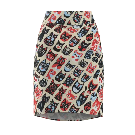 Velvet Alley on a Pencil Skirt