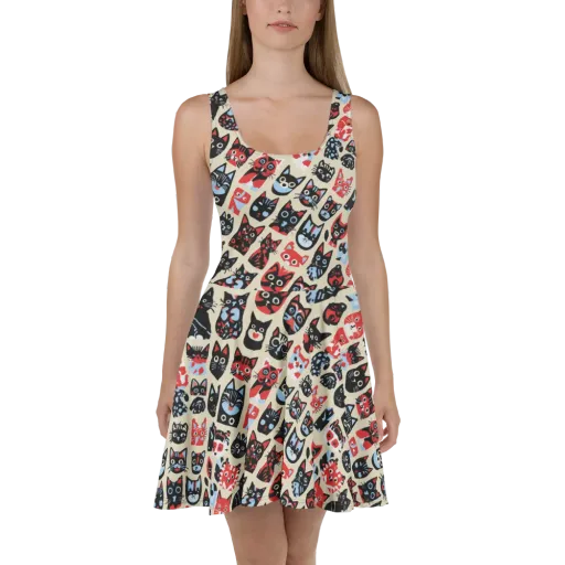 Velvet Alley on a Skater Dress