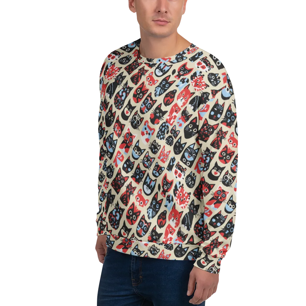 Velvet Alley on Sweatshirt — Left Front