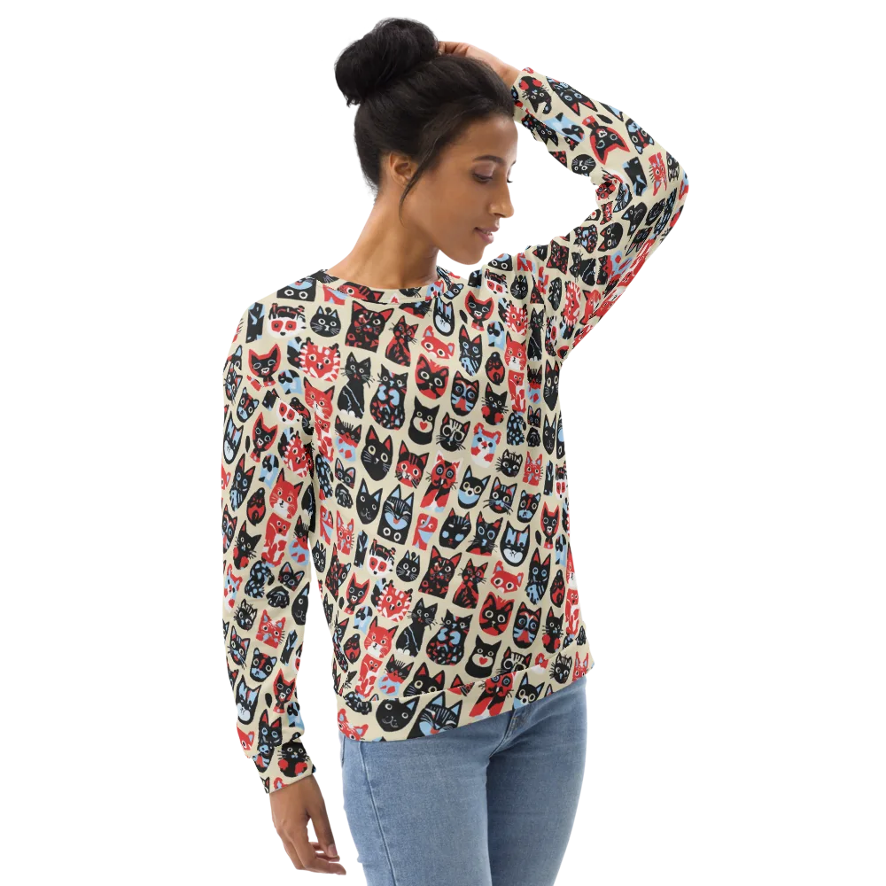 Velvet Alley on Sweatshirt — Right Front
