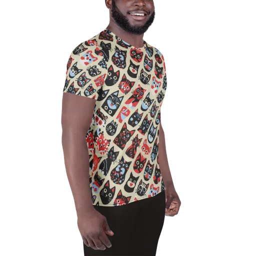 Velvet Alley on a Men's Athletic T-Shirt