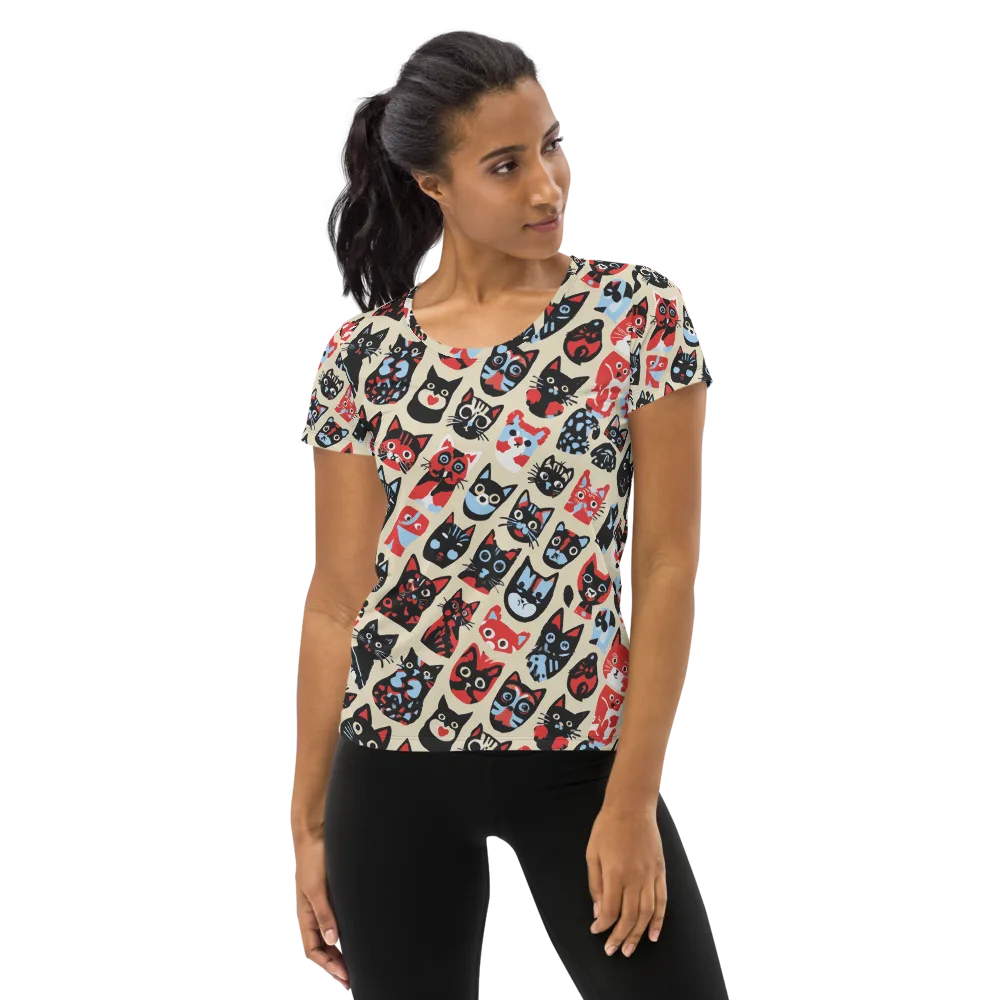 Velvet Alley on Women's Athletic T-Shirt — Front