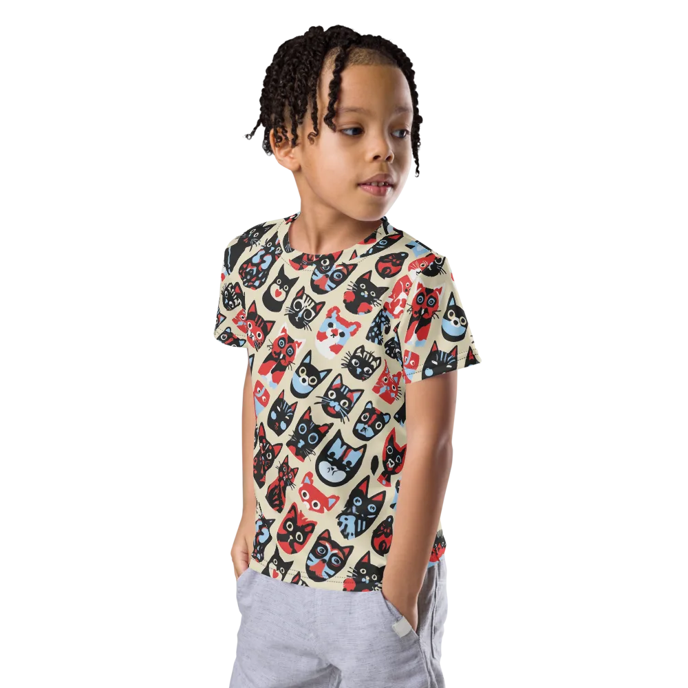 Velvet Alley on Kids Crew Neck T-Shirt — Left Front