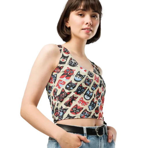 Velvet Alley on a Crop Top