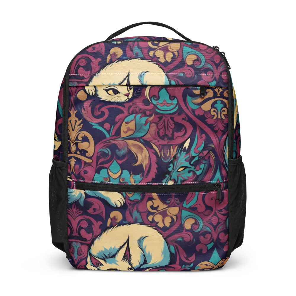 Velvet Familiar on Utility Backpack — Front