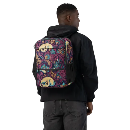Velvet Familiar on a Utility Backpack