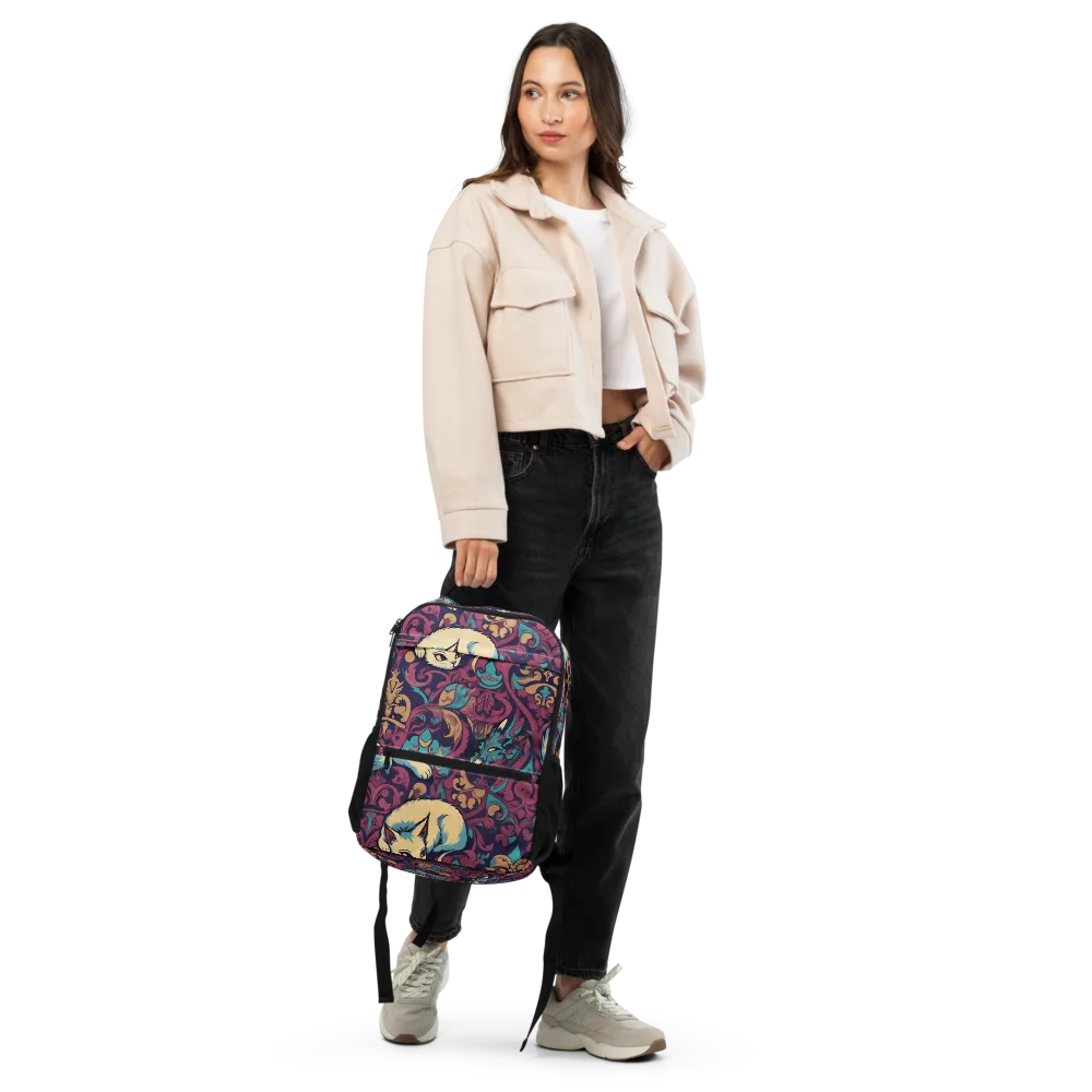 Velvet Familiar on Utility Backpack — Front