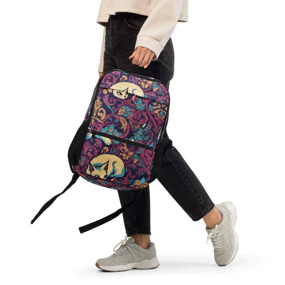 Velvet Familiar on Utility Backpack — Front