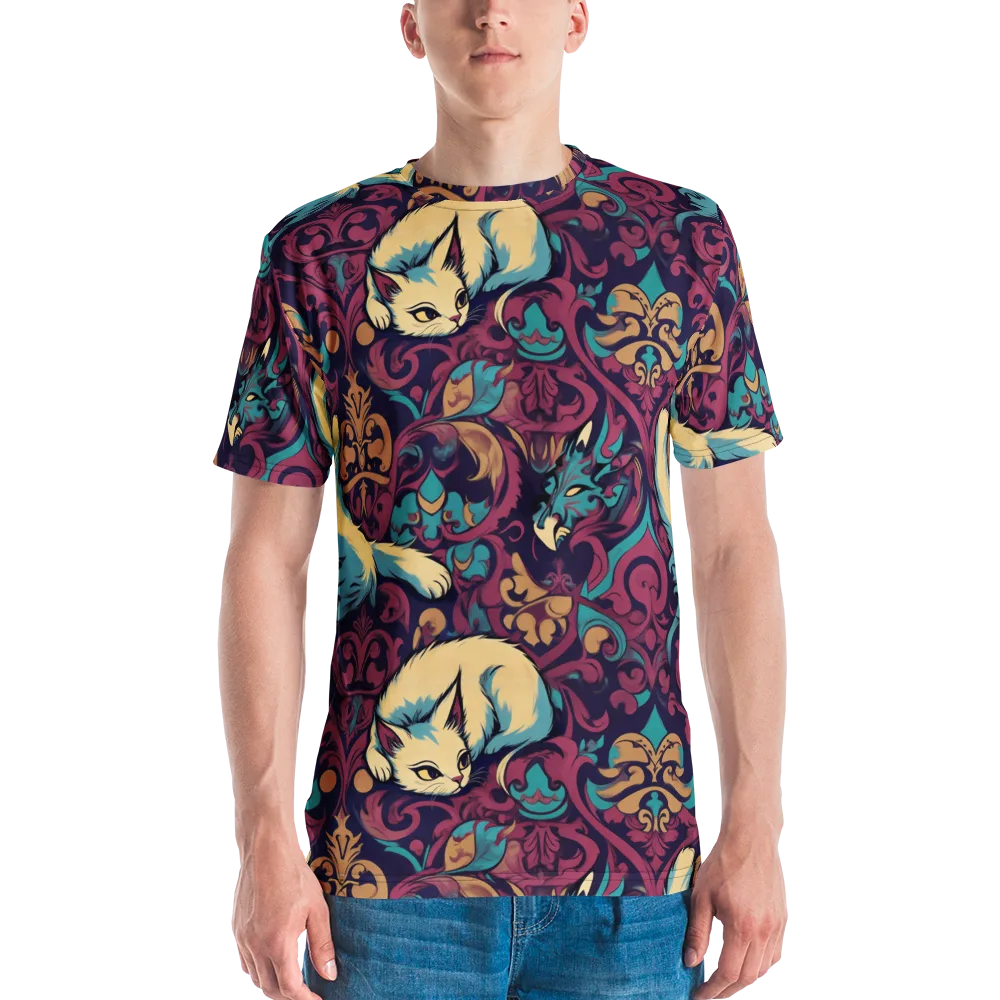 Velvet Familiar on Men's Crew Neck T-Shirt — Front