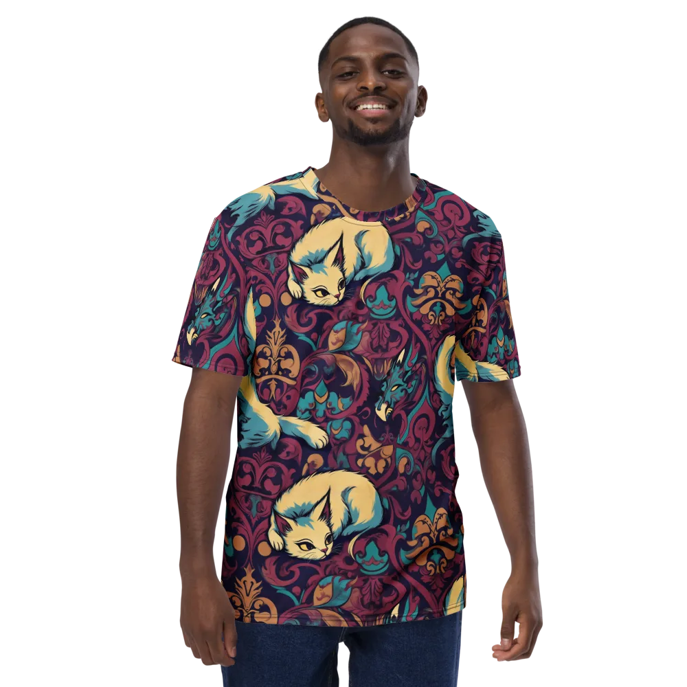 Velvet Familiar on Men's Crew Neck T-Shirt — Front