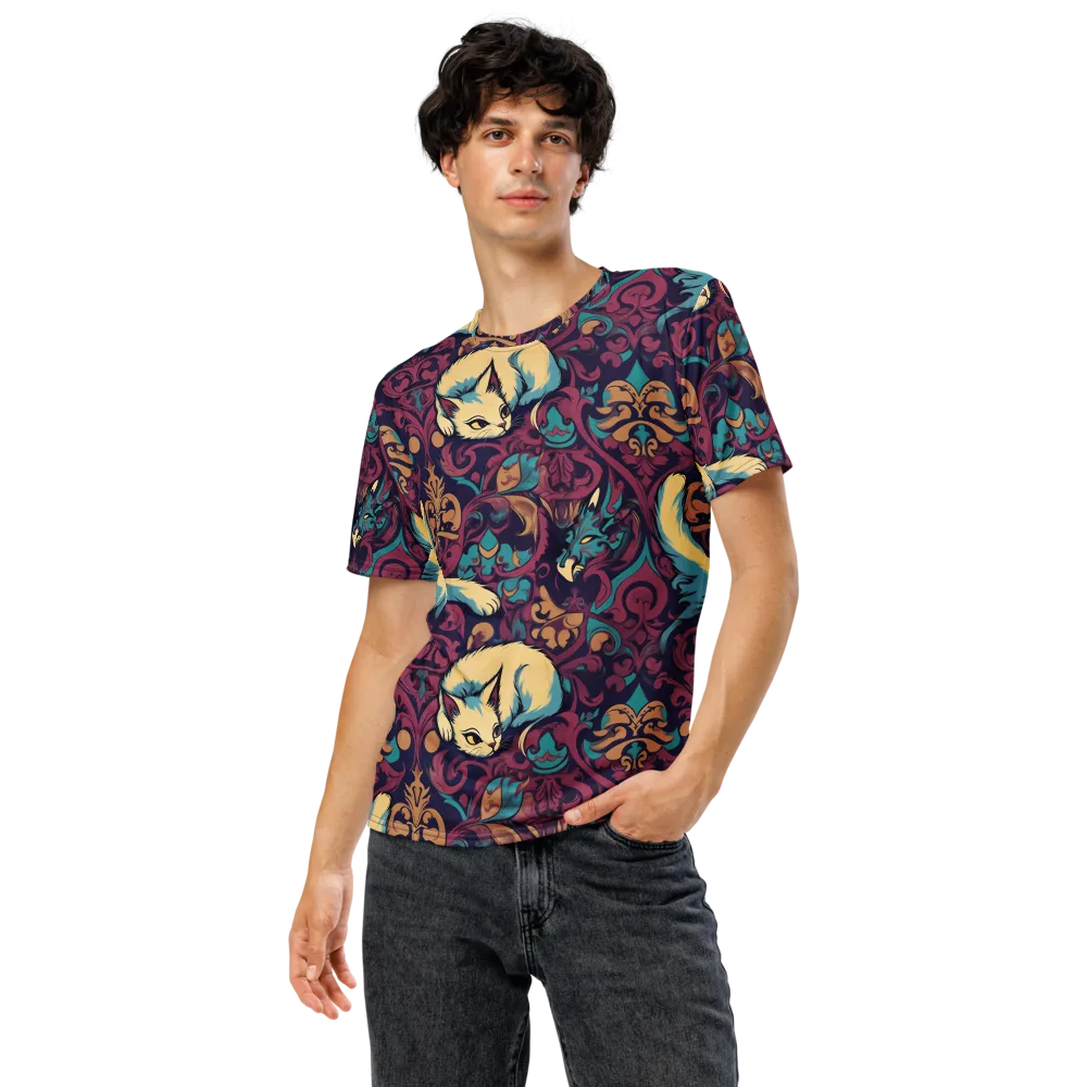 Velvet Familiar on Men's Crew Neck T-Shirt — Front