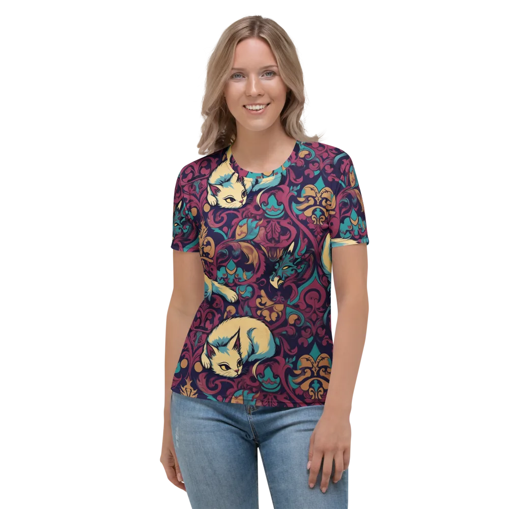Velvet Familiar on Women's Crew Neck T-Shirt — Front