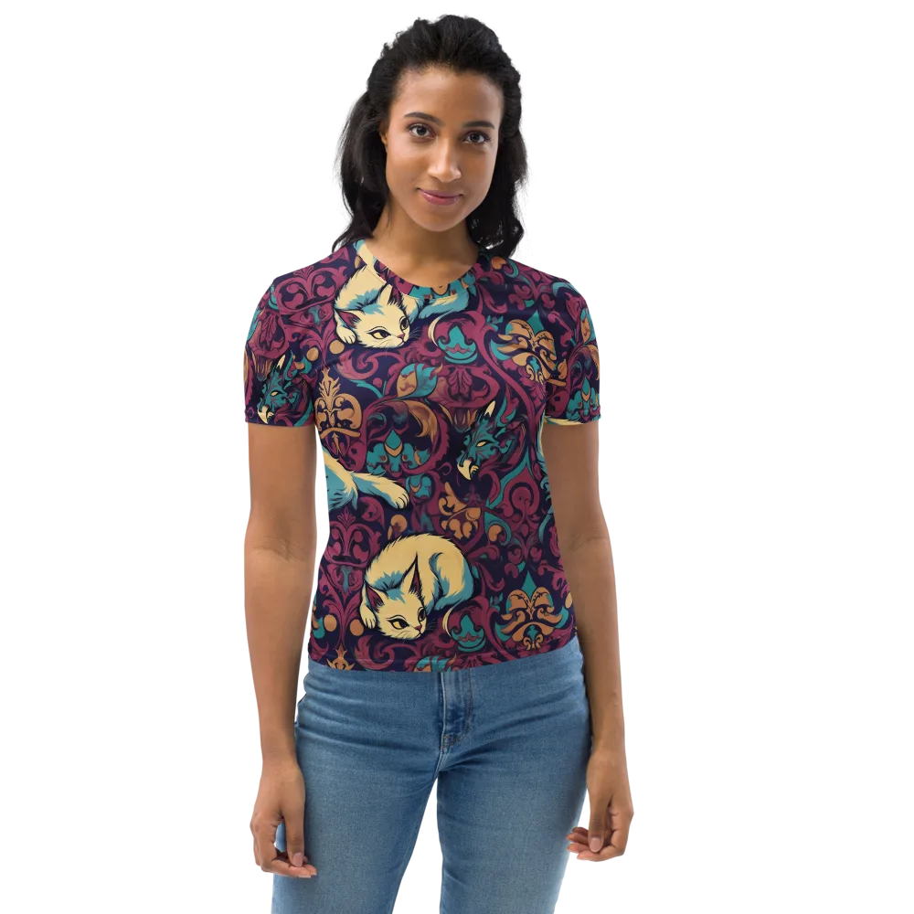 Velvet Familiar on Women's Crew Neck T-Shirt — Front