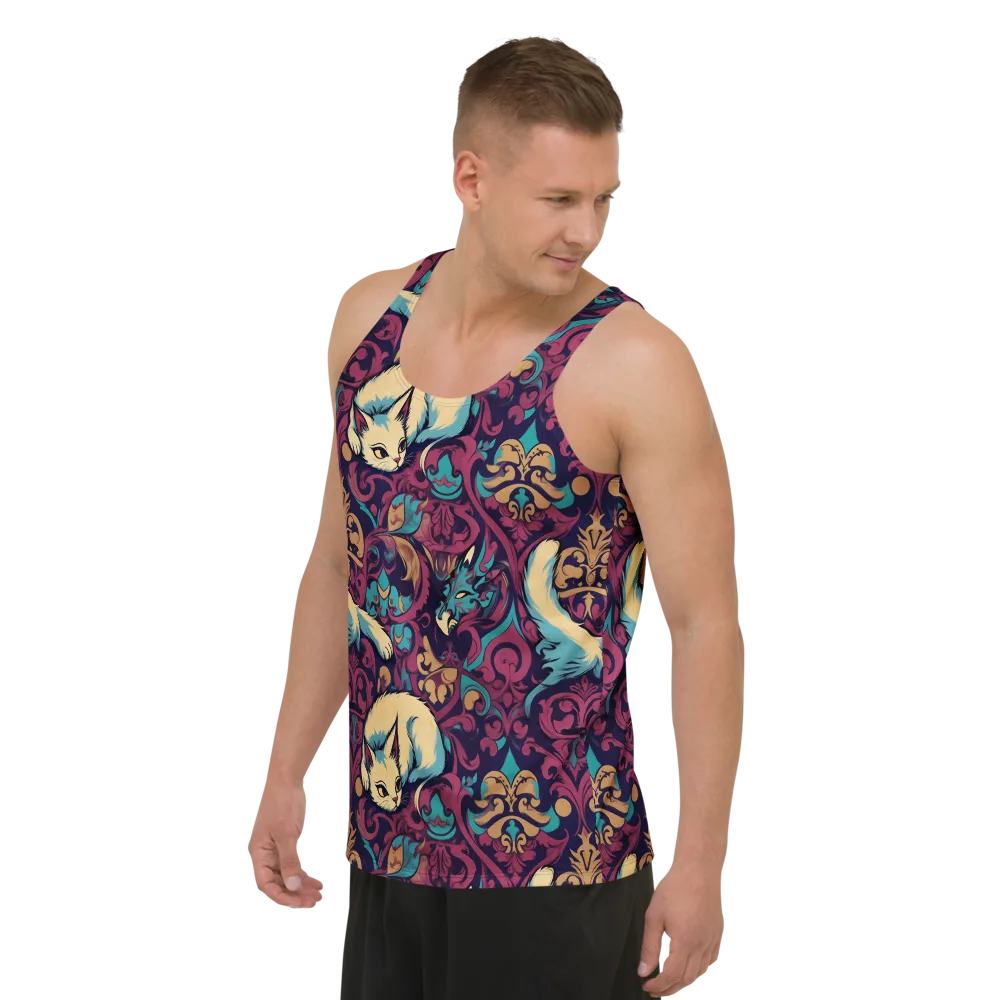 Velvet Familiar on Men's Tank Top — Left Front