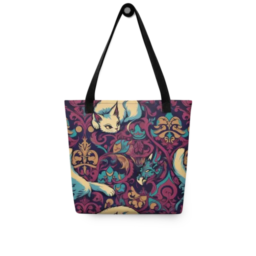 Velvet Familiar on a Tote Bag