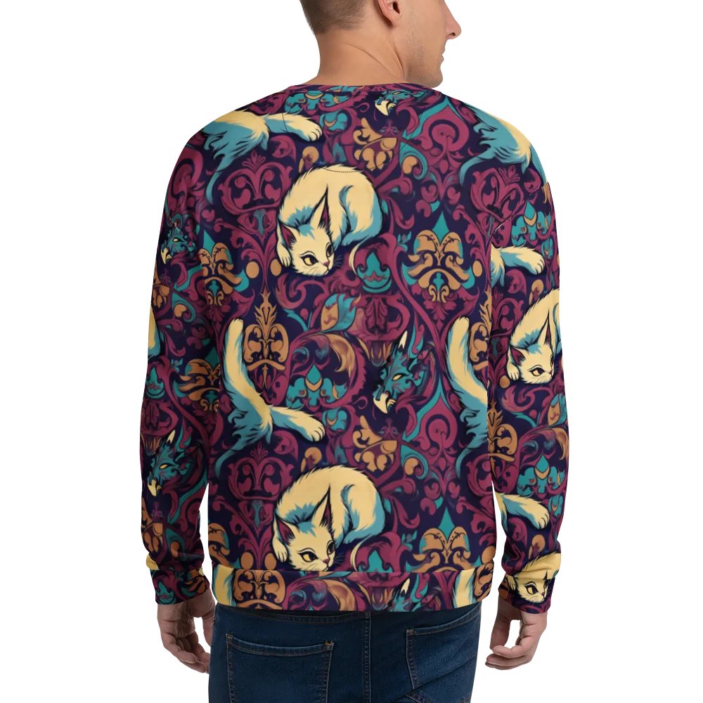 Velvet Familiar on Sweatshirt — Back