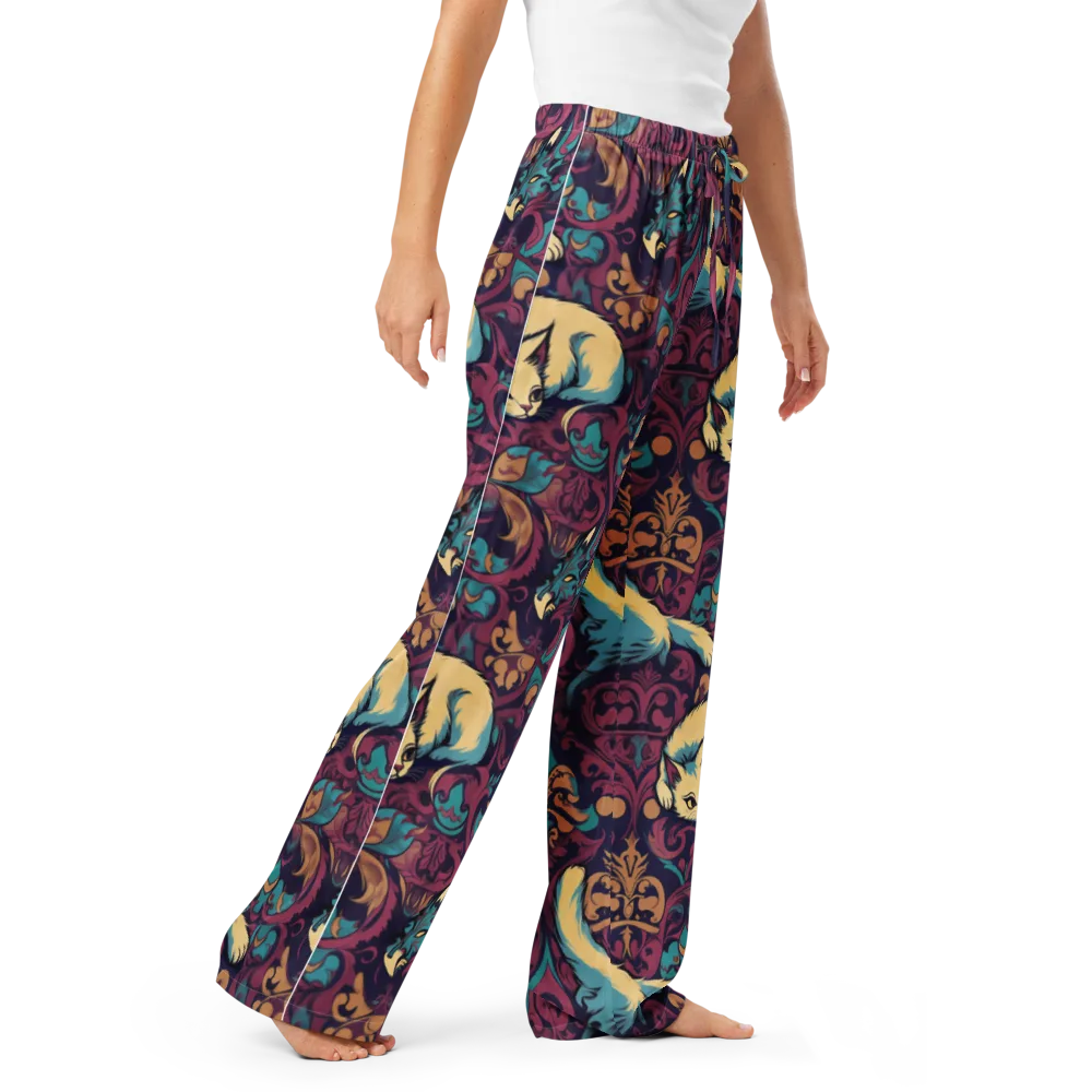 Velvet Familiar on Women's Pajama Pants — Right Front