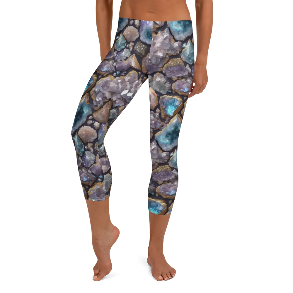 Amethyst Atlas on Capri Leggings — Front