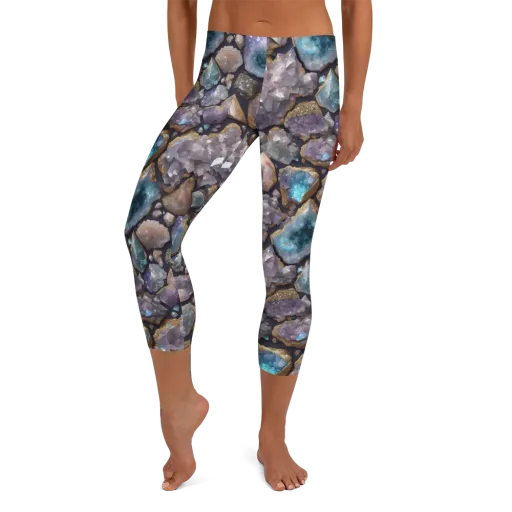 Amethyst Atlas on a Capri Leggings