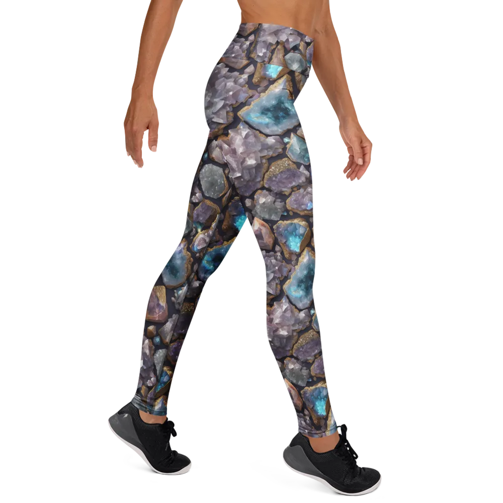 Amethyst Atlas on Yoga Leggings — Right