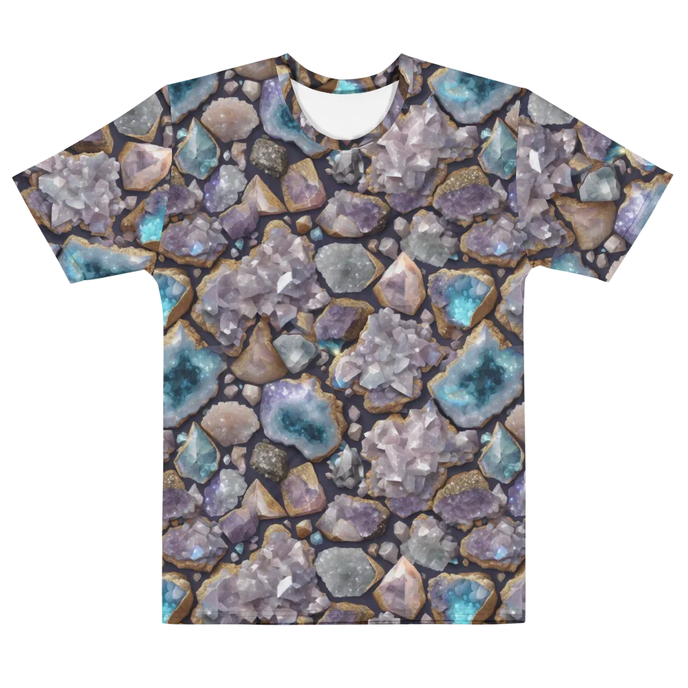 Amethyst Atlas on Men's Cotton Crew Neck T-Shirt — Front