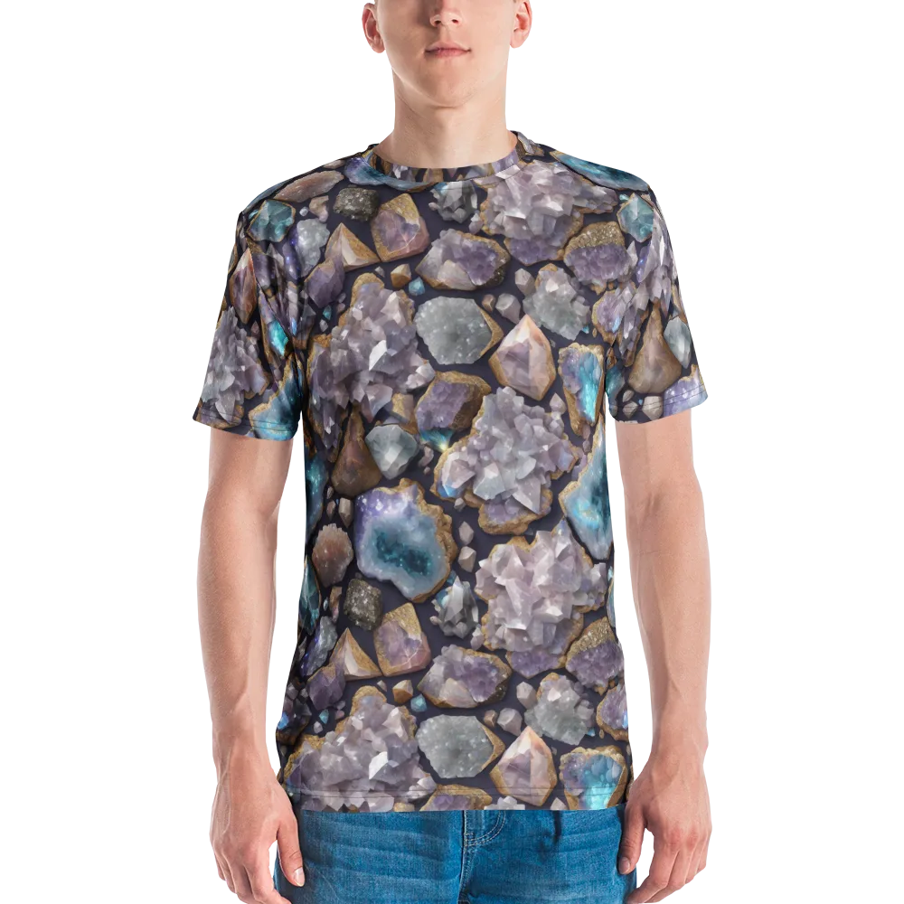 Amethyst Atlas on Men's Crew Neck T-Shirt — Front