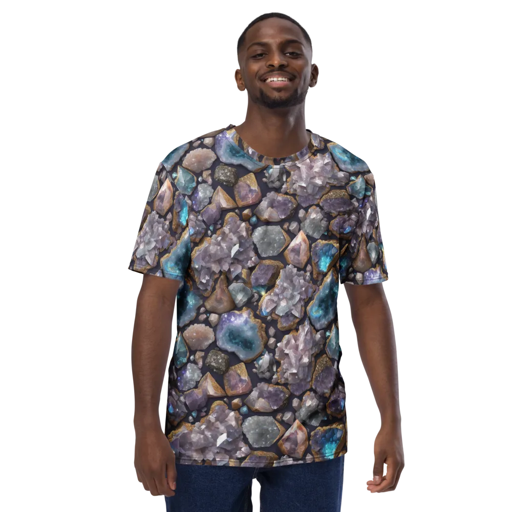 Amethyst Atlas on Men's Crew Neck T-Shirt — Front