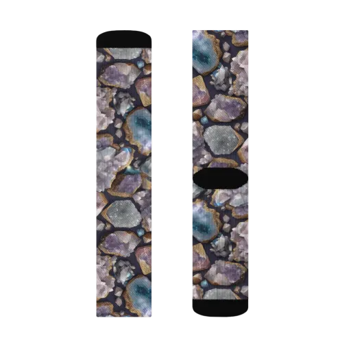 Amethyst Atlas on a Socks